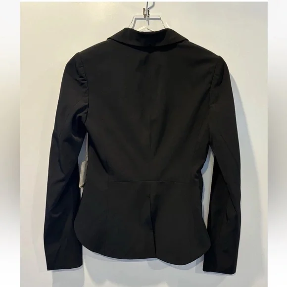 NWOT Elizabeth & James Womens Black Riding Equestrian Blazer Jacket Size 4 - Picture 2 of 8